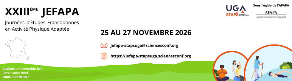 Journées d'Etudes Francophones en Activité Physique Adaptée>